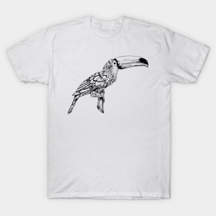 Line drawing - toucan T-Shirt